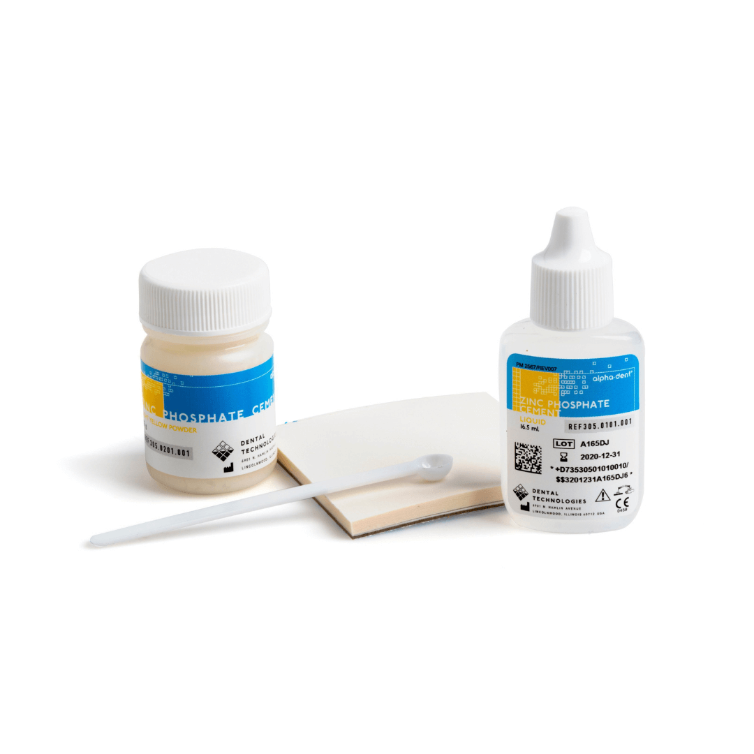 Alpha-Dent Zinc Phosphate Dental Cement - Permanent Crown & Bridge