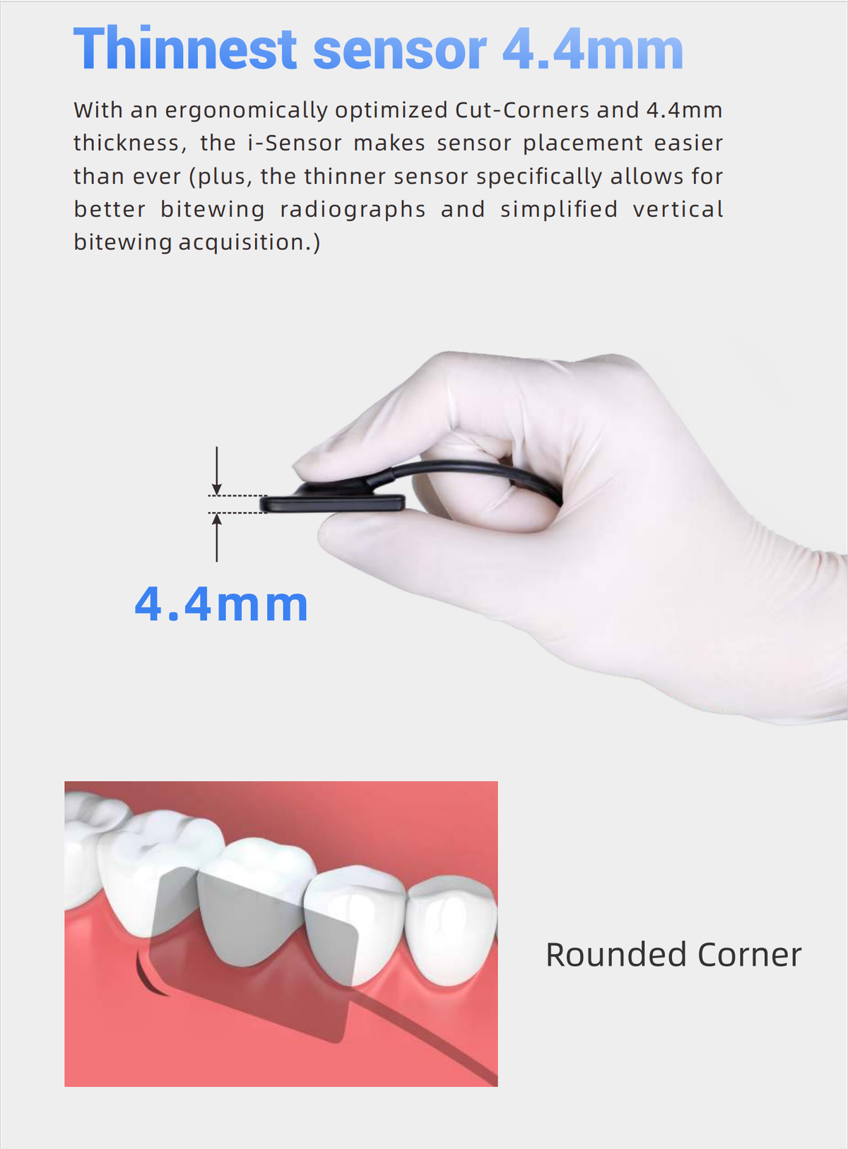 Woodpecker DBA® i-Sensor Digital X-Ray Sensor w/ free software &Twain Compatible Free Techinical Support