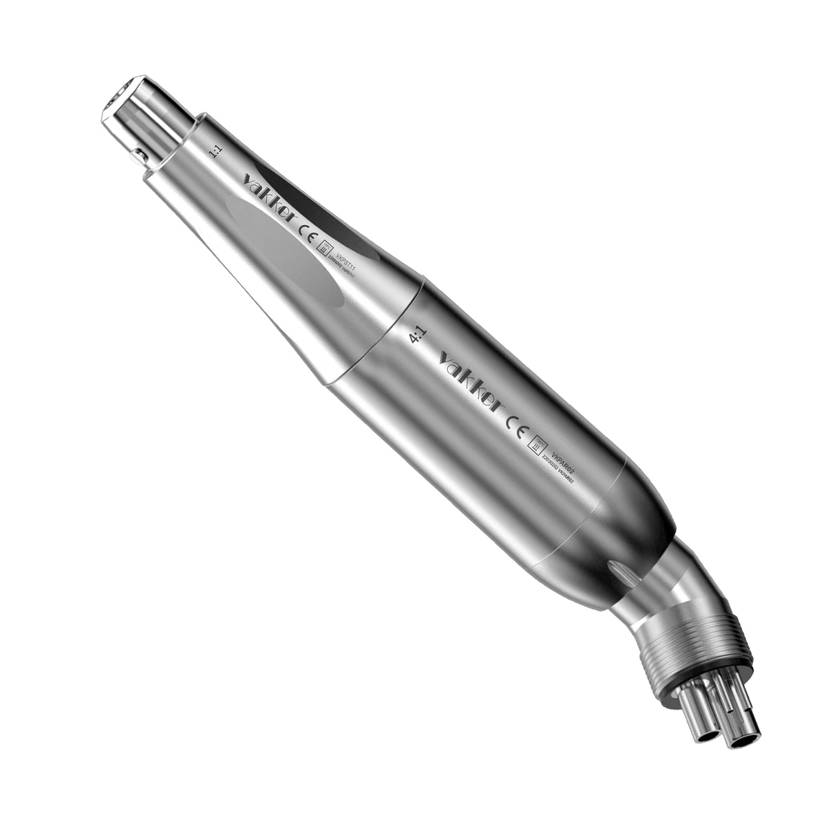 Vakker® Dental ProphyHygiene 4 hole 4:1 Prophy Air Motor and 1:1 Prophy Straight Handpiece Set Ergonomically fits