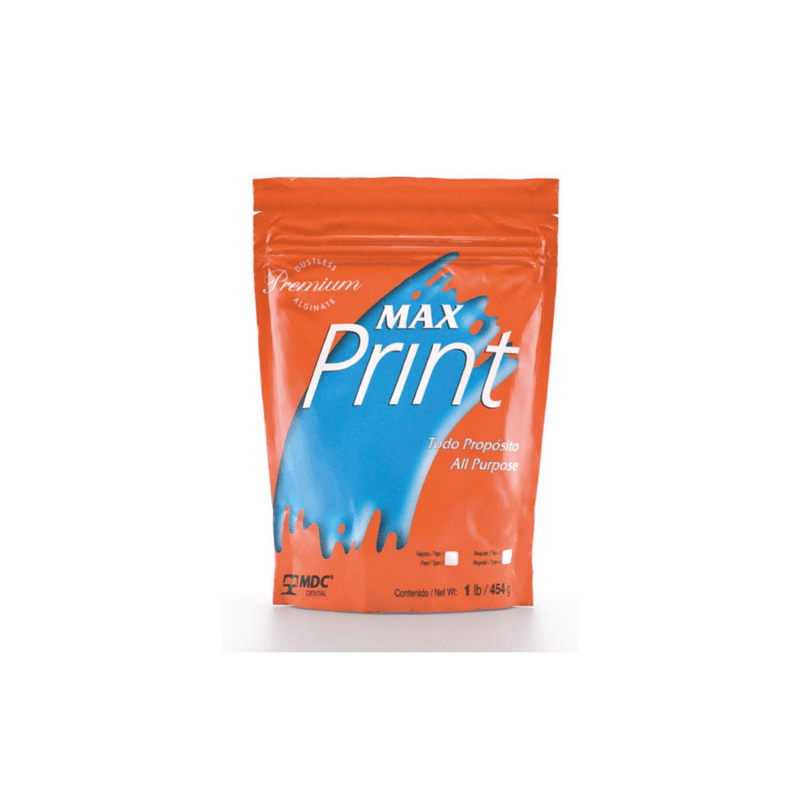 Max Print All Purpose- Alginate Impression Material - Regular Set, 10 - 1lb bags.